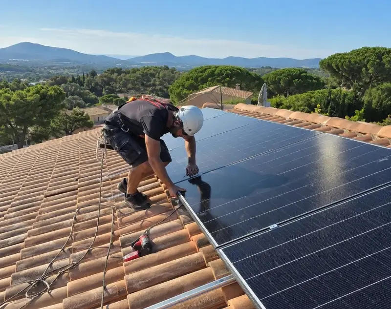 Installateur panneaux solaires Le Bourguet — pose photovoltaïque sur toiture